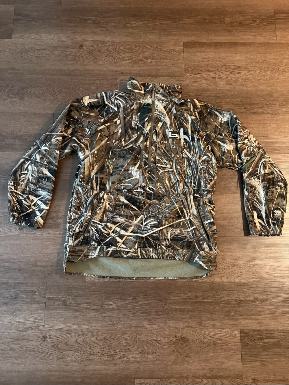 Banded Fleece Quarter zip Max7 Camo